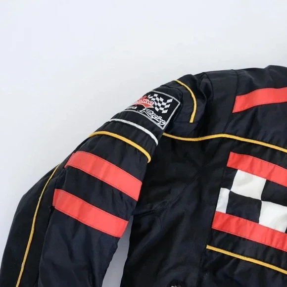 Vintage Choko Designs Black & Red Performance "Hot Rider" Snowmobile Jacket - Picture 12 of 15